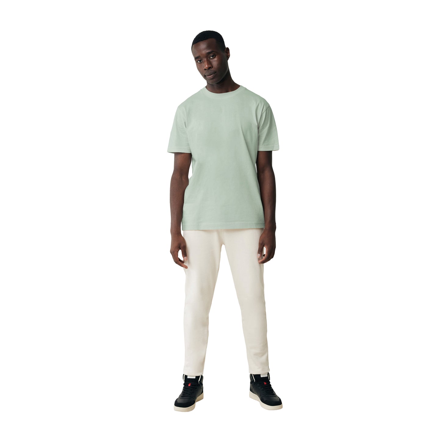 Iceberg Green - Side - Iqoniq Unisex Adult Kakadu Recycled Cotton Relaxed Fit T-Shirt
