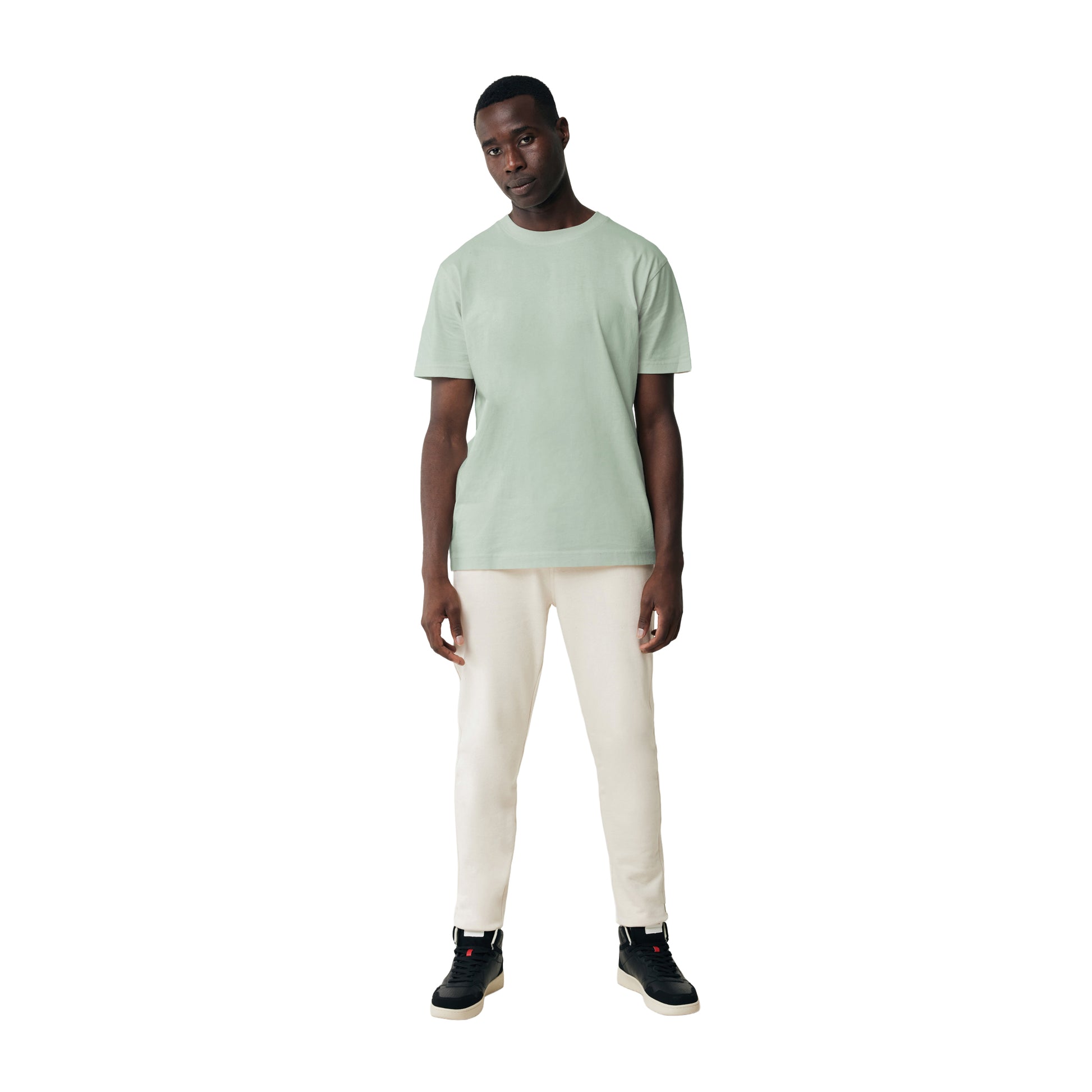 Iceberg Green - Side - Iqoniq Unisex Adult Kakadu Recycled Cotton Relaxed Fit T-Shirt