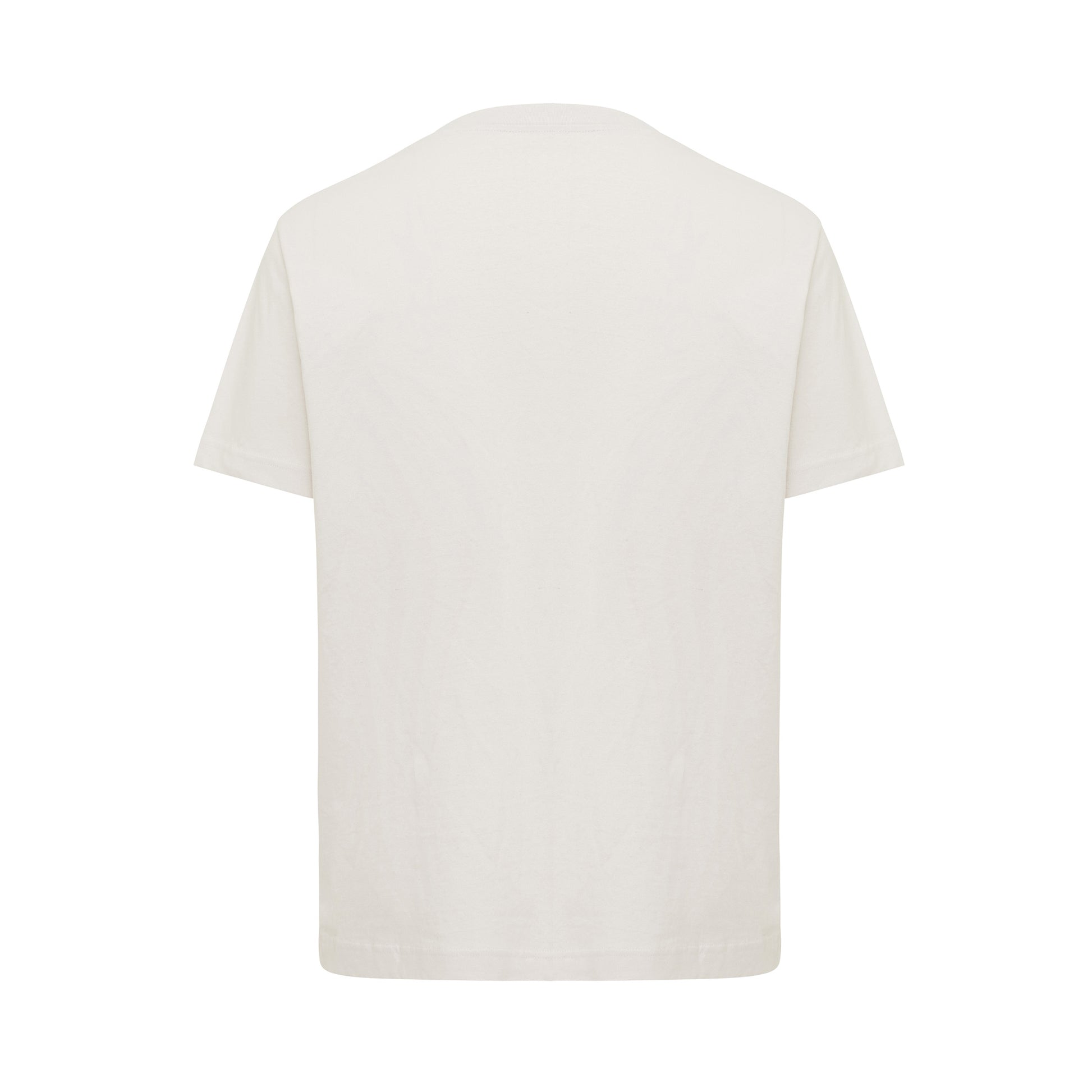 Ivory White - Back - Iqoniq Unisex Adult Kakadu Recycled Cotton Relaxed Fit T-Shirt