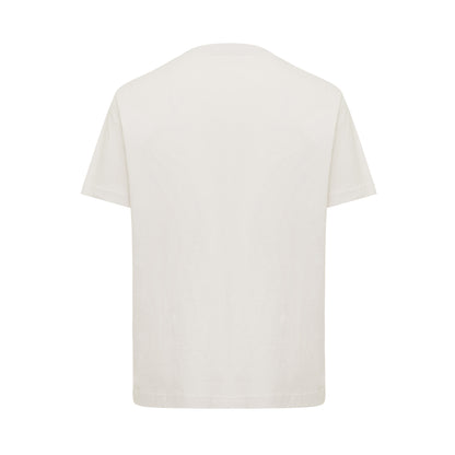 Ivory White - Back - Iqoniq Unisex Adult Kakadu Recycled Cotton Relaxed Fit T-Shirt