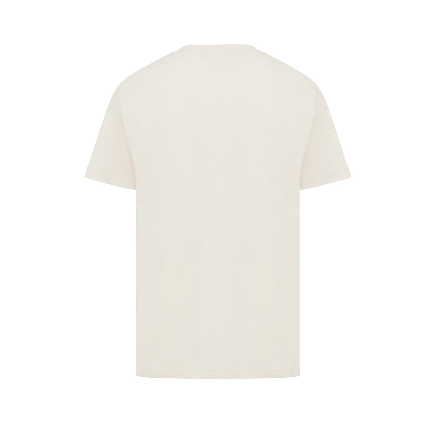 Natural Raw - Back - Iqoniq Unisex Adult Kakadu Recycled Cotton Relaxed Fit T-Shirt