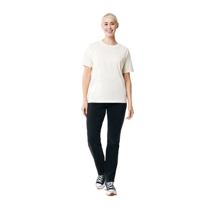 Natural Raw - Side - Iqoniq Unisex Adult Kakadu Recycled Cotton Relaxed Fit T-Shirt