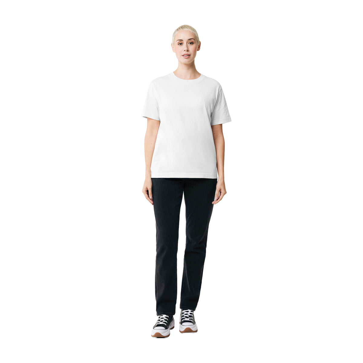 White - Side - Iqoniq Unisex Adult Kakadu Recycled Cotton Relaxed Fit T-Shirt