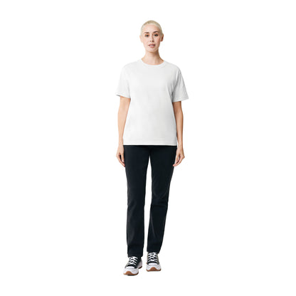 White - Side - Iqoniq Unisex Adult Kakadu Recycled Cotton Relaxed Fit T-Shirt