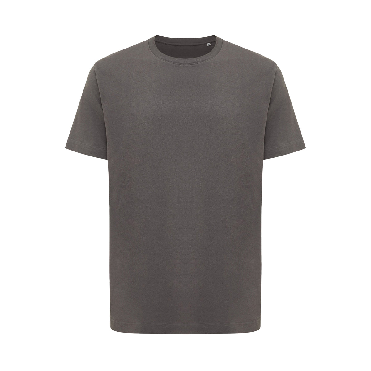 Anthracite - Front - Iqoniq Unisex Adult Kakadu Recycled Cotton Relaxed Fit T-Shirt