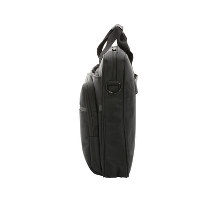 Black - Side - Swiss Peak Voyager RPET Aware Laptop Bag