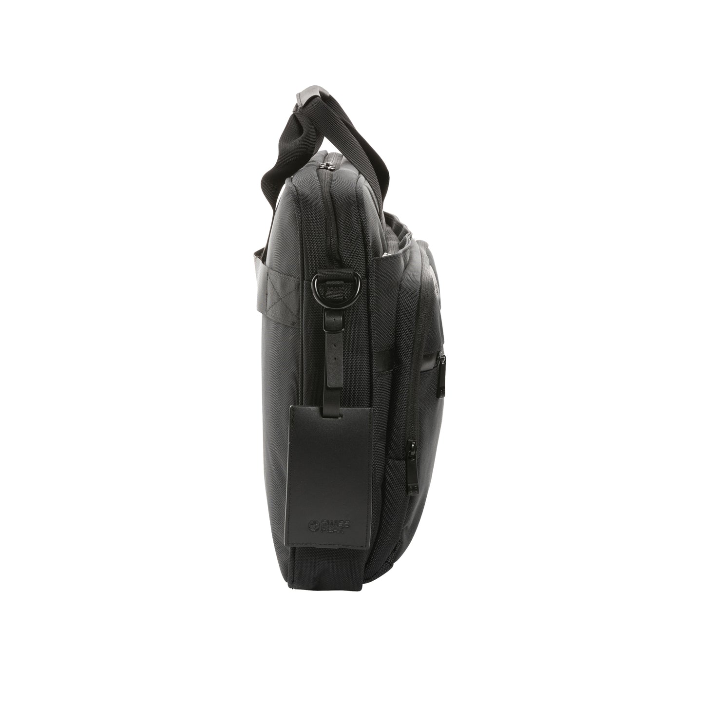 Black - Lifestyle - Swiss Peak Voyager RPET Aware Laptop Bag