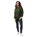 Khaki Green - Side - Iqoniq Unisex Adult Etosha Recycled Cotton Lightweight Sweatshirt