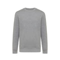 Light Heather Anthracite - Front - Iqoniq Unisex Adult Etosha Recycled Cotton Lightweight Sweatshirt
