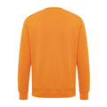 Orange - Back - Iqoniq Unisex Adult Etosha Recycled Cotton Lightweight Sweatshirt