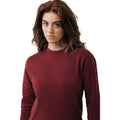 Burgundy - Side - Iqoniq Unisex Adult Etosha Recycled Cotton Lightweight Sweatshirt