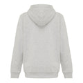 Light Heather Grey - Back - Iqoniq Childrens-Kids Yengo Recycled Cotton Side Pocket Hoodie