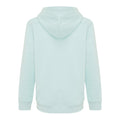 Crushed Mint - Back - Iqoniq Childrens-Kids Yengo Recycled Cotton Side Pocket Hoodie