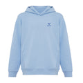Sky Blue - Front - Iqoniq Childrens-Kids Yengo Recycled Cotton Side Pocket Hoodie