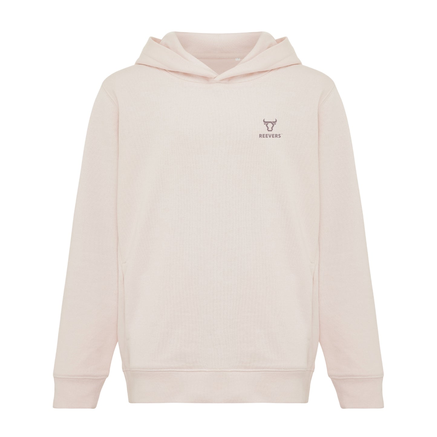 Cloud Pink - Front - Iqoniq Childrens-Kids Yengo Recycled Cotton Side Pocket Hoodie