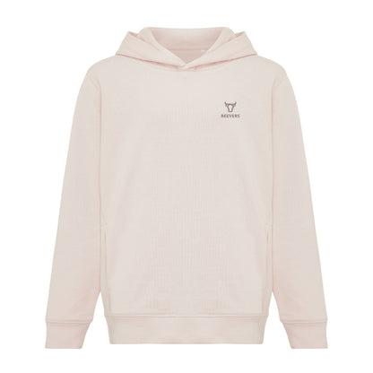 Cloud Pink - Front - Iqoniq Childrens-Kids Yengo Recycled Cotton Side Pocket Hoodie