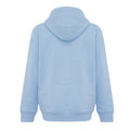 Sky Blue - Back - Iqoniq Childrens-Kids Yengo Recycled Cotton Side Pocket Hoodie
