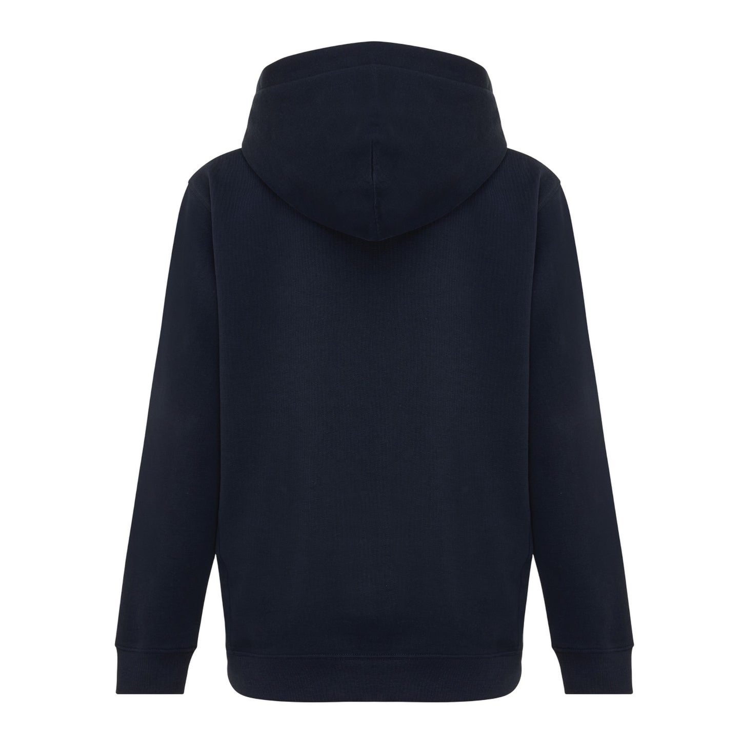 Navy - Back - Iqoniq Childrens-Kids Yengo Recycled Cotton Side Pocket Hoodie