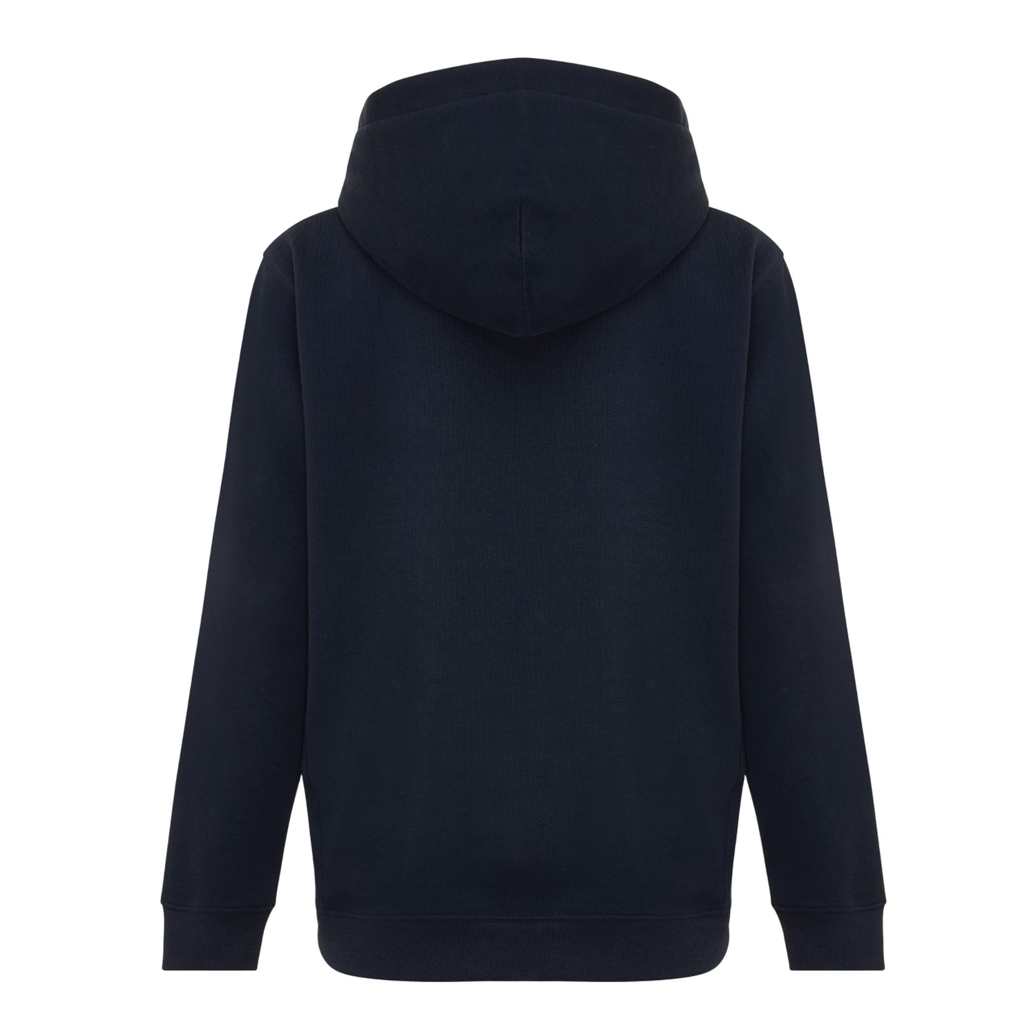 Navy - Back - Iqoniq Childrens-Kids Yengo Recycled Cotton Side Pocket Hoodie