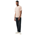 Peach Nectar - Side - Iqoniq Unisex Adult Sierra Recycled Cotton Lightweight T-Shirt