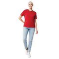 Red - Side - Iqoniq Unisex Adult Sierra Recycled Cotton Lightweight T-Shirt