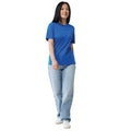 Royal Blue - Side - Iqoniq Unisex Adult Sierra Recycled Cotton Lightweight T-Shirt