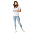 White - Side - Iqoniq Unisex Adult Sierra Recycled Cotton Lightweight T-Shirt