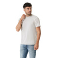 Light Heather Grey - Close up - Iqoniq Unisex Adult Sierra Recycled Cotton Lightweight T-Shirt