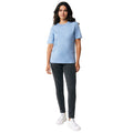 Light Heather Blue - Side - Iqoniq Unisex Adult Sierra Recycled Cotton Lightweight T-Shirt