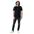 Black - Side - Iqoniq Unisex Adult Sierra Recycled Cotton Lightweight T-Shirt