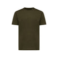 Khaki Green - Front - Iqoniq Unisex Adult Sierra Recycled Cotton Lightweight T-Shirt