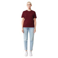 Burgundy - Side - Iqoniq Unisex Adult Sierra Recycled Cotton Lightweight T-Shirt