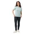 Crushed Mint - Side - Iqoniq Unisex Adult Sierra Recycled Cotton Lightweight T-Shirt