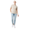 Light Heather Brown - Side - Iqoniq Unisex Adult Sierra Recycled Cotton Lightweight T-Shirt