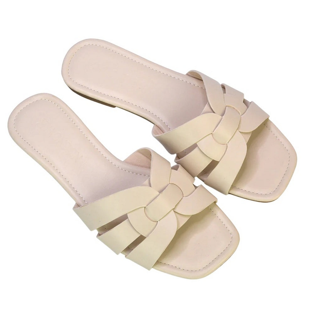 Nude - Lifestyle - XY London Womens-Ladies Luci Square Toe Strappy Sandals
