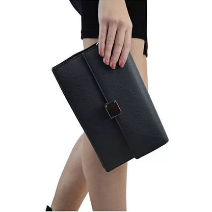 Black - Lifestyle - XY London Womens-Ladies Jordan Clutch Bag