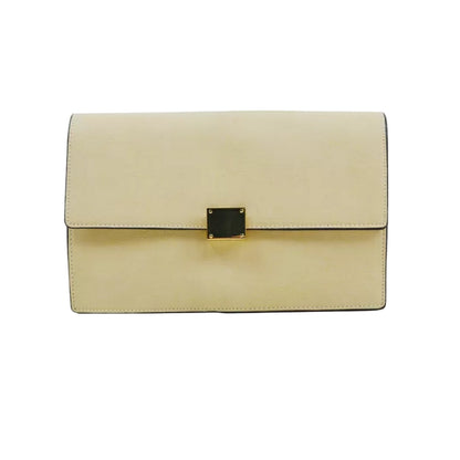 Nude - Front - XY London Womens-Ladies Jordan Clutch Bag