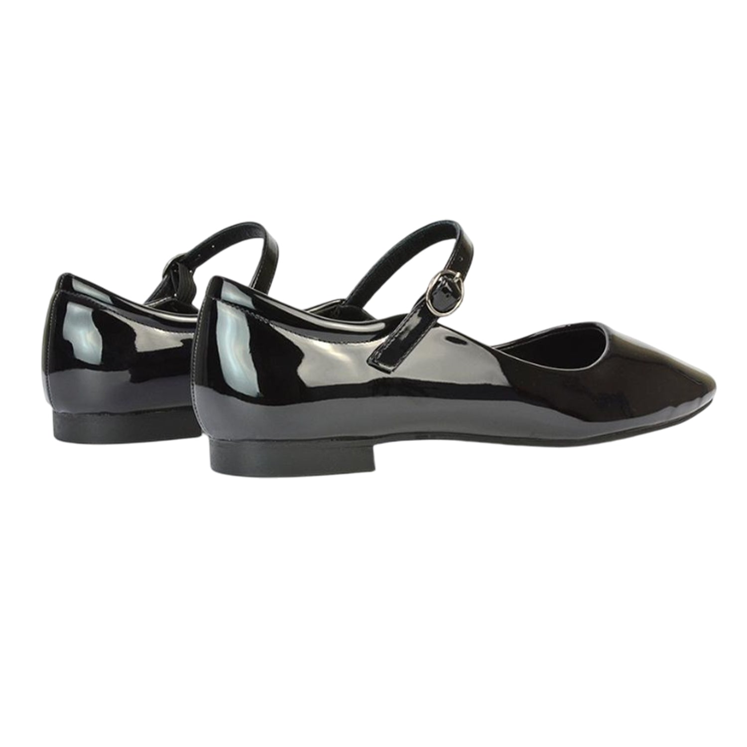 True Black - Back - XY London Womens-Ladies Allegra Mary Janes