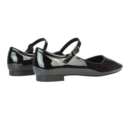 True Black - Back - XY London Womens-Ladies Allegra Mary Janes