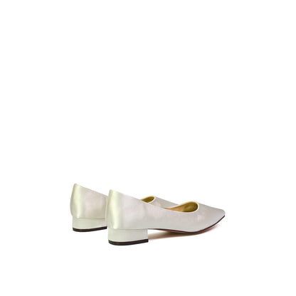 Ivory - Lifestyle - XY London Womens-Ladies Karen Pointed Low Heel Court Shoes