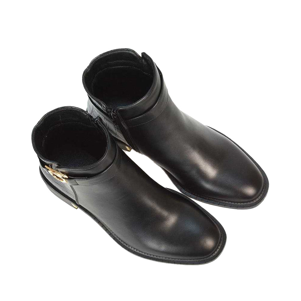 Black - Lifestyle - XY London Womens-Ladies Layla Ankle Boots