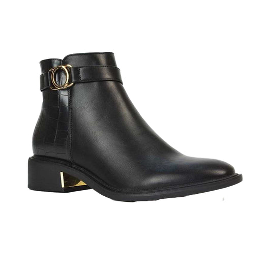 Black - Front - XY London Womens-Ladies Layla Ankle Boots