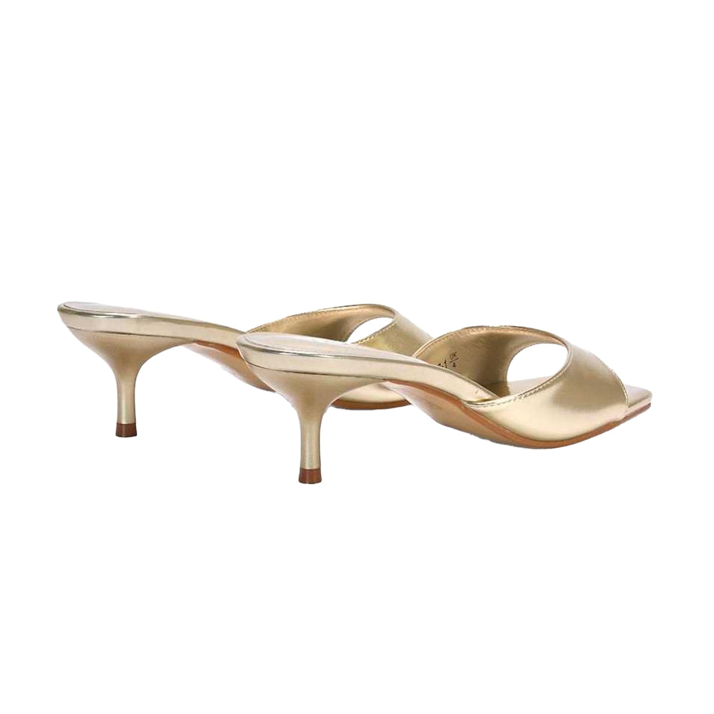 Metallic Gold - Back - XY London Womens-Ladies Katherine Metallic Mules
