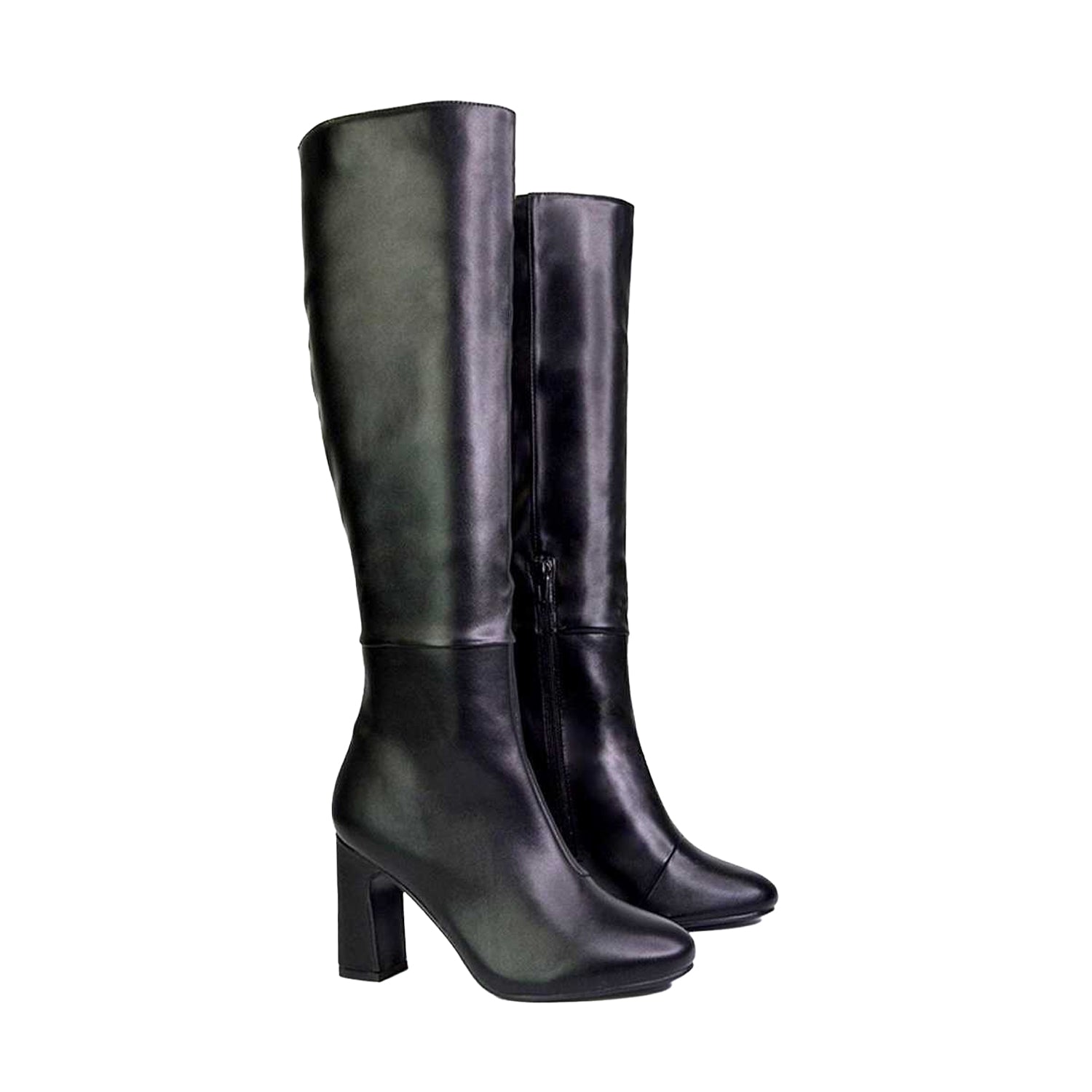 Black - Lifestyle - XY London Womens-Ladies Lillia Knee-High Boots