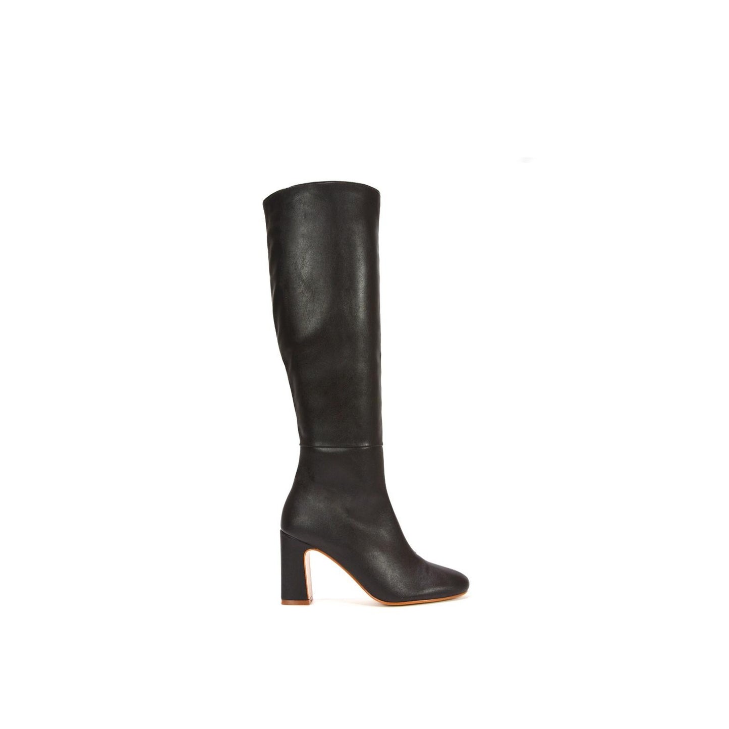 Dark Brown - Front - XY London Womens-Ladies Lillia Knee-High Boots
