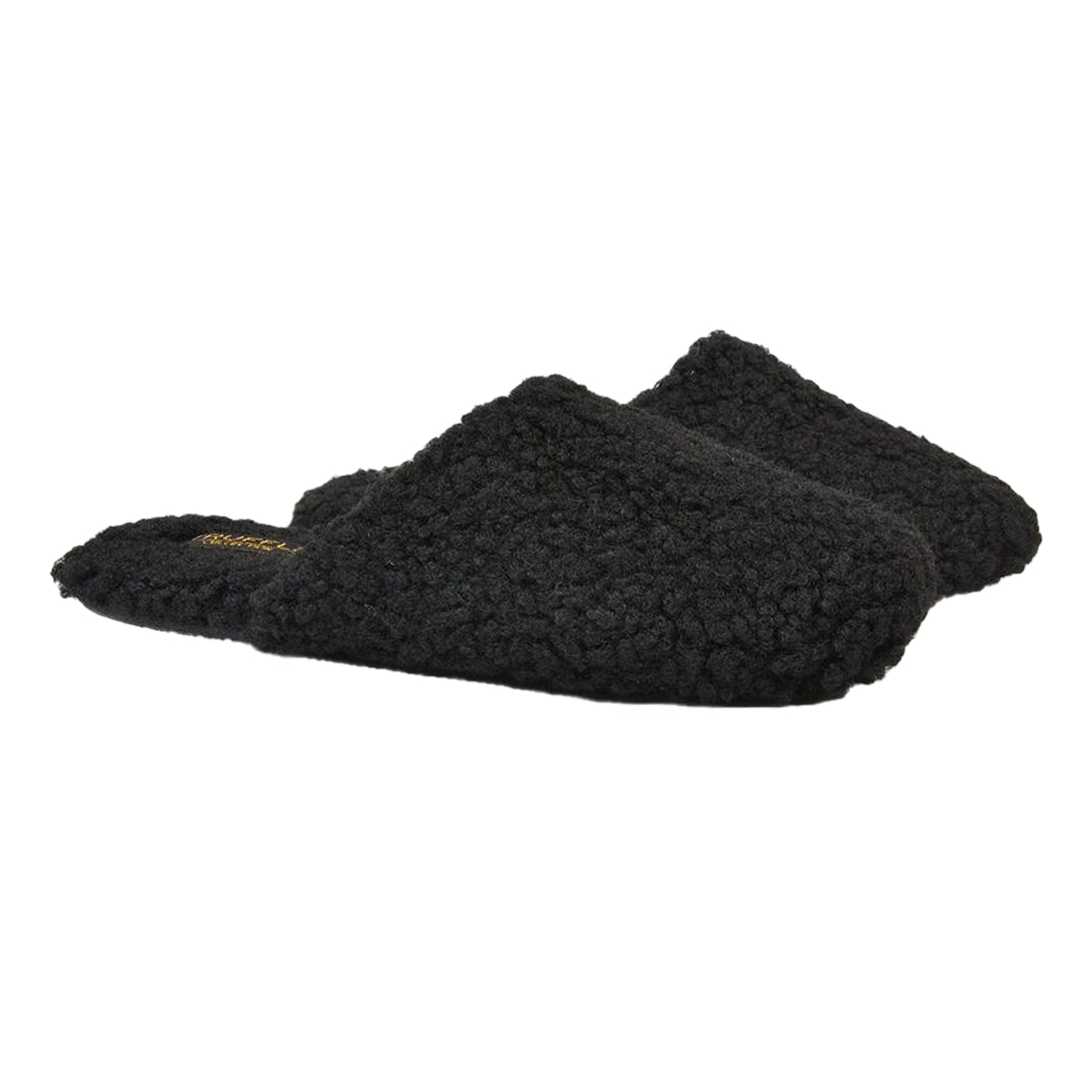 Jet Black - Side - XY London Womens-Ladies Jody Closed Toe Slip-on Flat Mules