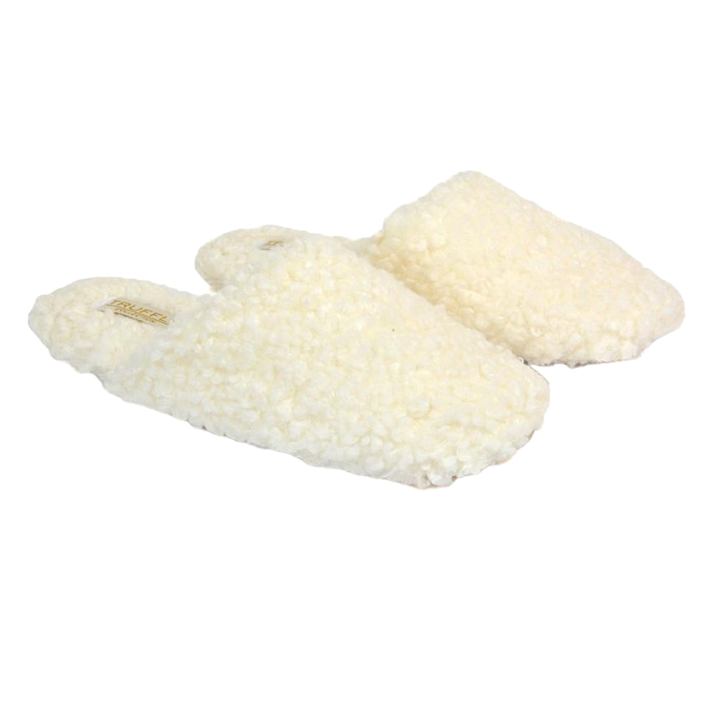 Cream - Front - XY London Womens-Ladies Jody Closed Toe Slip-on Flat Mules