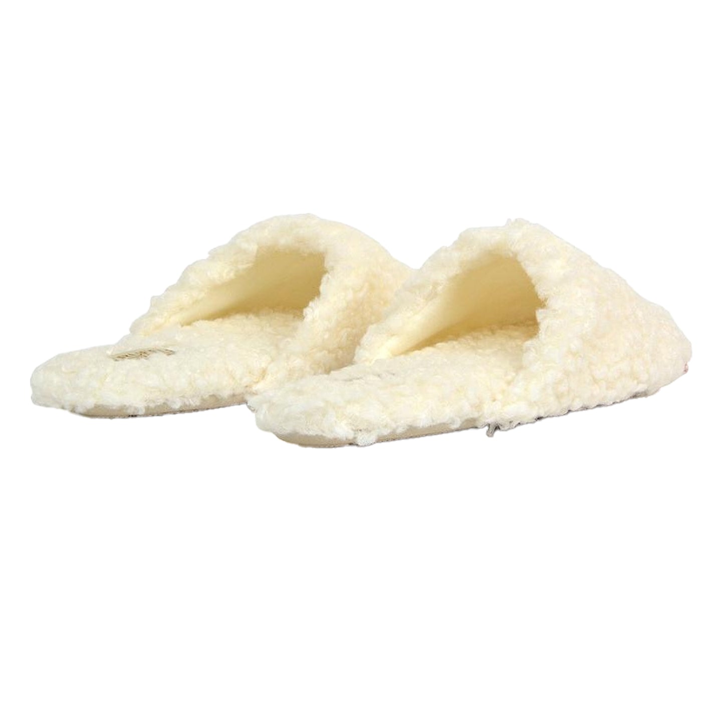 Cream - Back - XY London Womens-Ladies Jody Closed Toe Slip-on Flat Mules