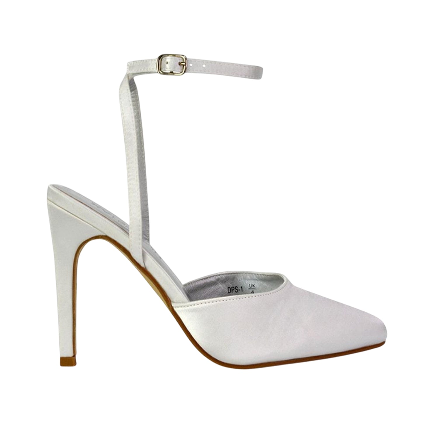 White - Lifestyle - XY London Womens-Ladies Liliane Pointed Stiletto Heel High Heels