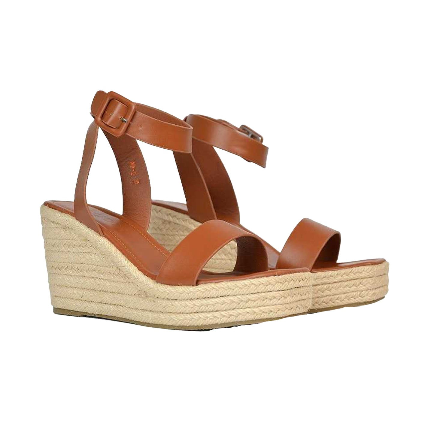 Black-Brown - Lifestyle - XY London Womens-Ladies Linda Strappy Platform Heel Wedge Sandals